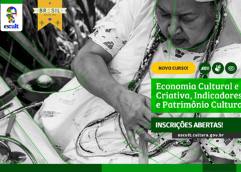 Escult lança curso gratuito focado em Economia Criativa, Indicadores e Patrimônio Cultural