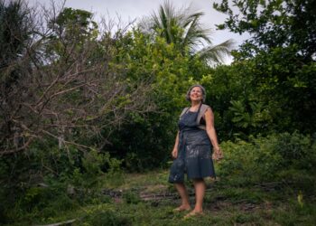 Artista leva proposta colaborativa da exposição a oficina no Museu de História