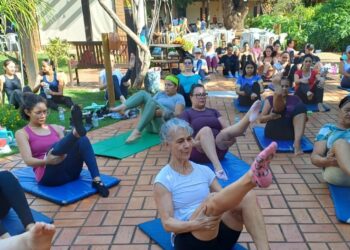 Sesc Equilíbrio reforça o cuidado com a saúde por meio do Pilates no Jardim deste sábado (18) 
