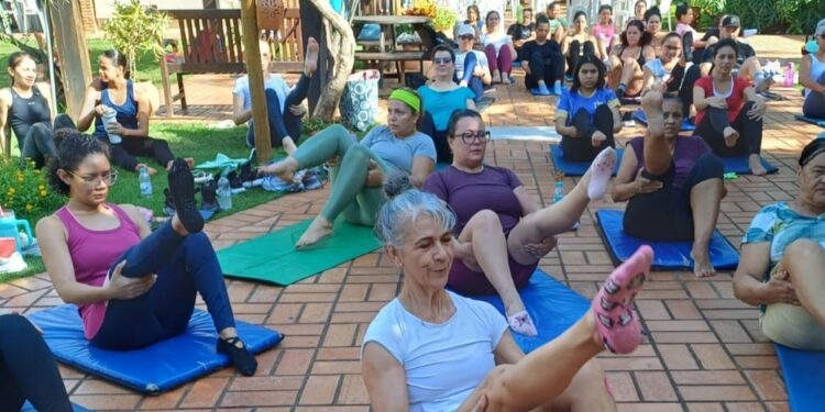 Sesc Equilíbrio reforça o cuidado com a saúde por meio do Pilates no Jardim deste sábado (18) 