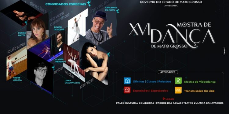 Mostra de Dança de Mato Grosso reúne espetáculos, oficinas e palestras no Cine Teatro Cuiabá