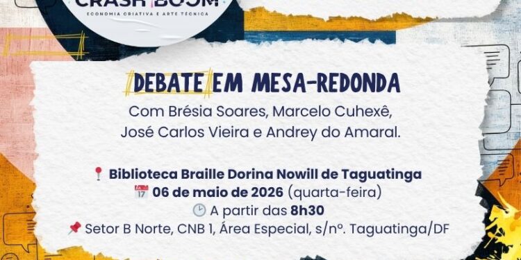 Projeto Crash Boom promove debate sobre bastidores da economia criativa em Taguatinga