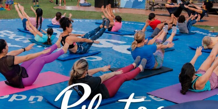 Aulão de pilates ao ar livre ocorre neste sábado; atividade é gratuita