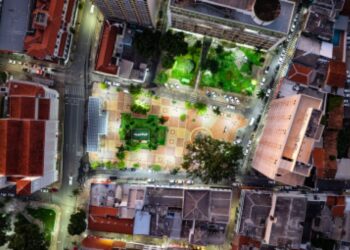 Jogo entre Brasil e Escócia será transmitido na Praça Alencastro gratuitamente hoje (24)