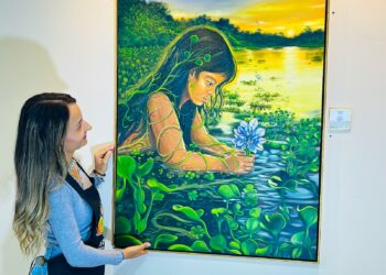 Artista de Cáceres leva exposição sobre o Pantanal para Cuiabá