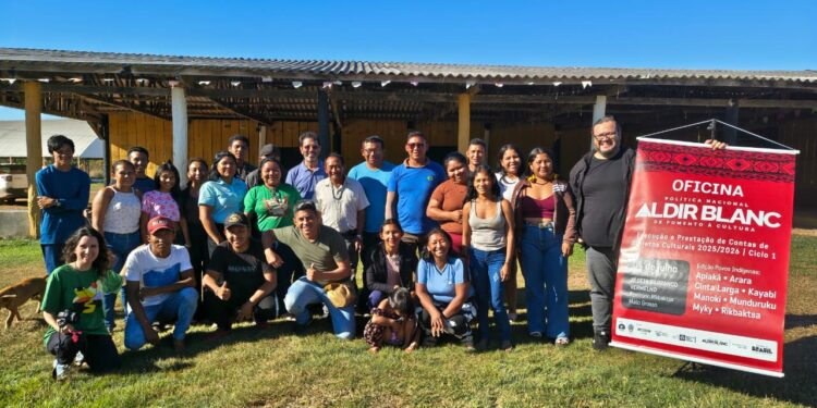 Oficina da PNAB fortalece gestão de projetos culturais em aldeia indígena de Mato Grosso