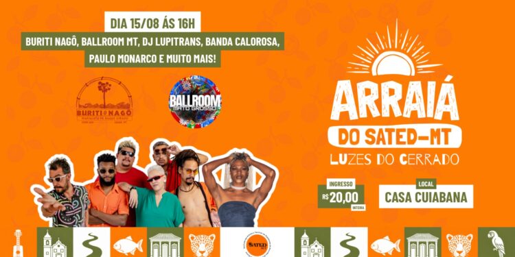 Arraiá do SATED-MT reúne música, cultura popular e Ballroom na Casa Cuiabana