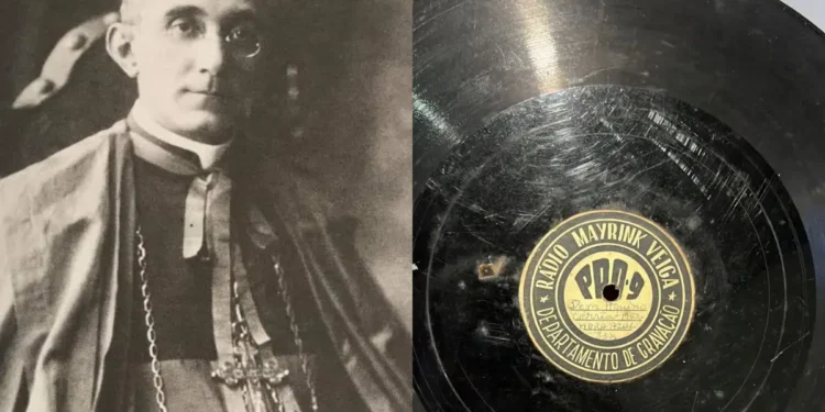 Morador de Cuiabá compra disco em leilão e descobre gravação rara de Dom Aquino
