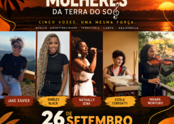 Mulheres da Terra do Sol reúne cinco artistas em show gratuito em Cuiabá