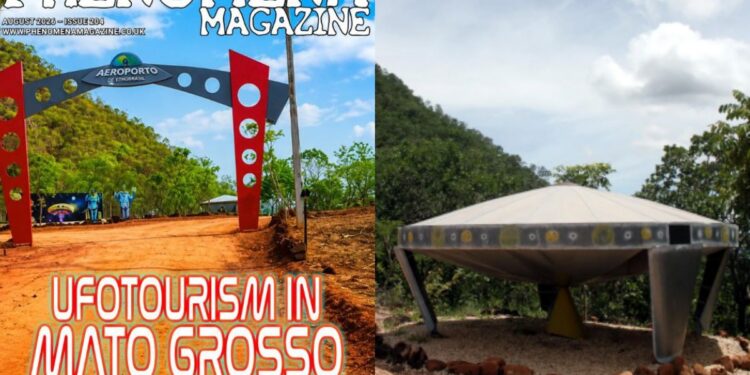 MT vira capa de revista internacional por ufoturismo com ‘discoporto’ de Barra do Garças e relatos de avistamentos, luzes e arqueologia