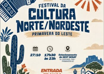 Festival da Cultura Norte/Nordeste terá música e gastronomia em Primavera do Leste